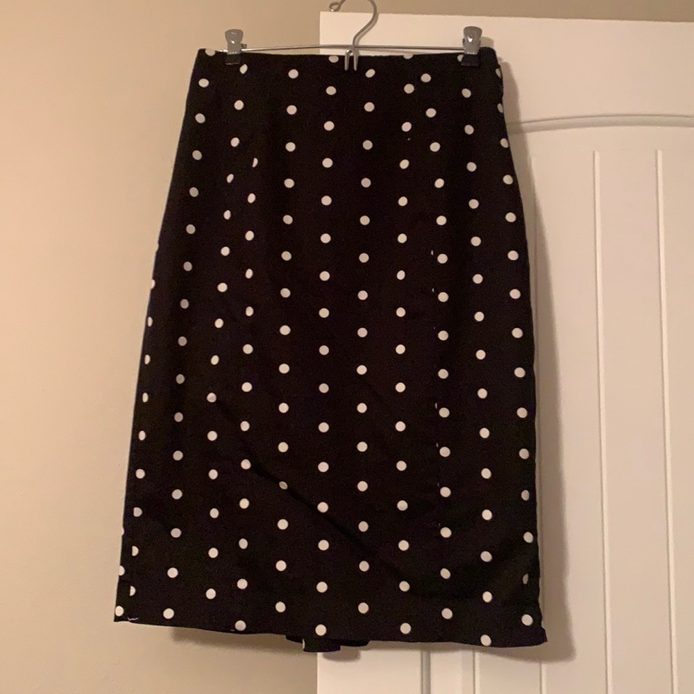 Worthington Polka Dot Pencil Skirt